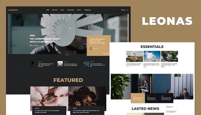 Leonas – Blog & Magazine Elementor Template Kit 1.0.0