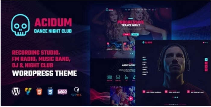 Acidum β Night Club and DJ WordPress Theme 1.4.4