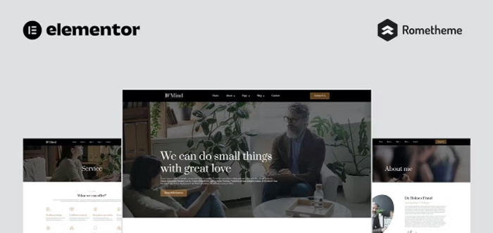 D’Mind – Psychology & Counseling Elementor Pro Full Site Template Kit 1.0.0