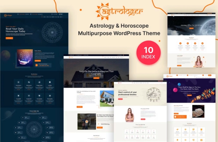 Astrologer - Horoscope & Palmistry WP Theme 1.0.7