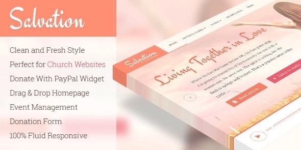 Salvation – Responsive Church WP Theme 1.2.6