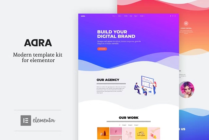 Adra – Modern & Creative Elementor Template Kit 1.0.0