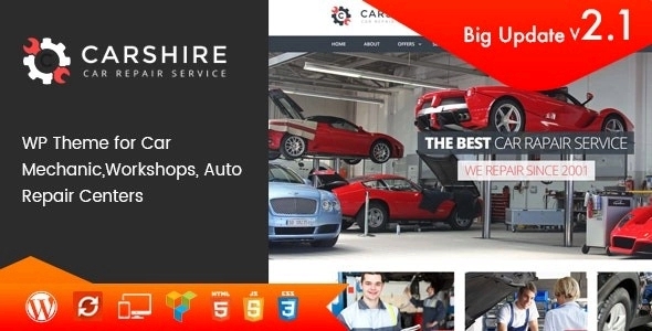 Car Shire — Auto Mechanic & Repair WP Theme 3.5