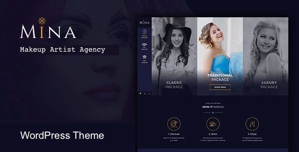 Mina – Salon & Makeup WordPress theme 1.6.4