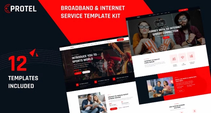 Protel - Broadband & Internet Provider Template Kit 1.0.0