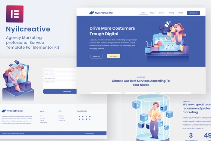 Nyil – Business Agency Elementor Template Kit 1.0.0