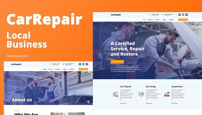 CarRepair – Local Business Template Kit 1.0.0