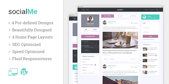 socialMe – WordPress Theme 1.2.4