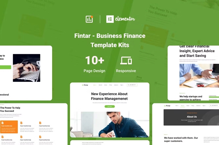 Fintar – Finance Management Elementor Template Kit 1.0.0