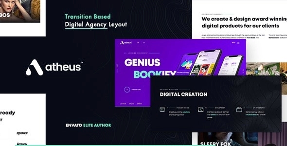 Atheus – Modern Creative Agency WP Theme 1.1.0