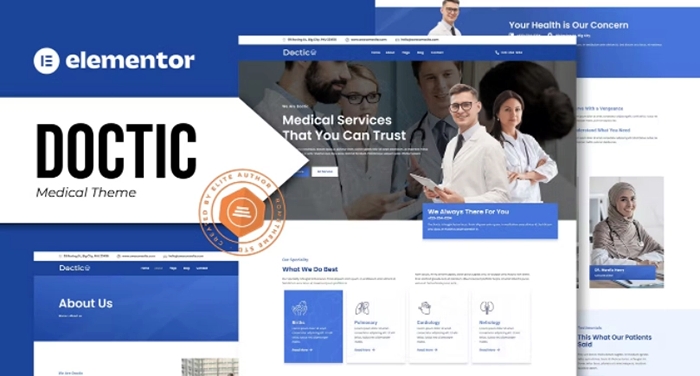 Doctic – Medical Elementor Template Kit 1.0.0