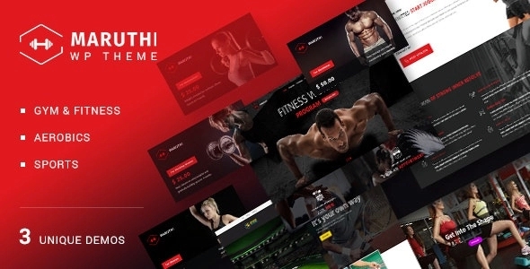 Maruthi – Fitness Gym WordPress Theme 3.0