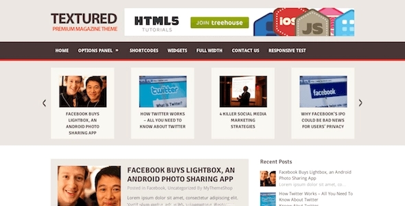 Textured – Multipurpose WordPress Blog Theme 1.1.0