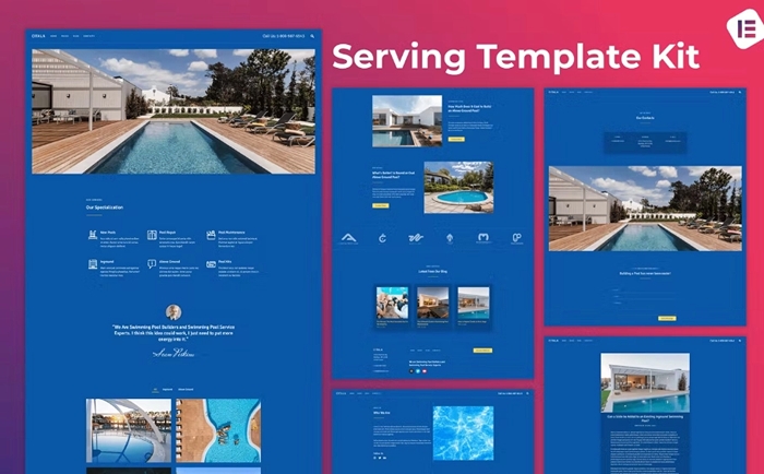 Citala - Swimming Pool Maintenance Company Elementor Template Kit 1.0.0
