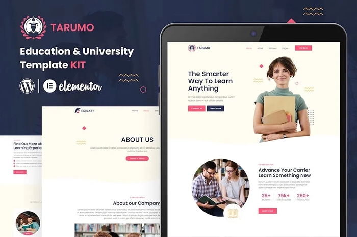 Tarumo – Education & University Elementor Template Kit 1.0.0