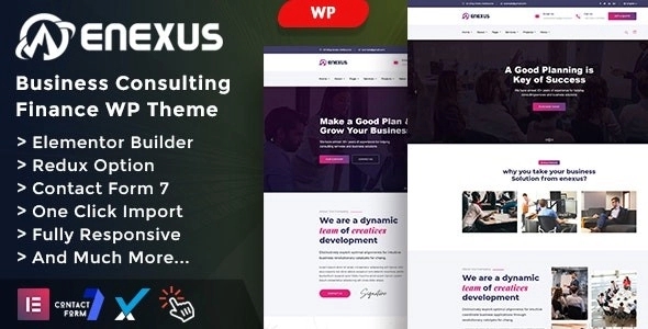 Enexus – Consulting Business Elementor 1.0