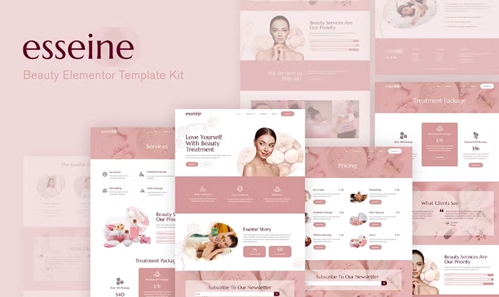 Essein - Beauty Spa Elementor Template Kit 1.0.0