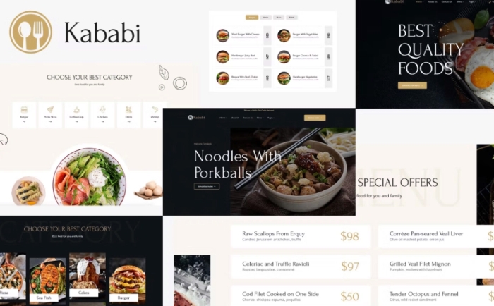 Restaurant WordPress Theme – Kababi 1.0.1