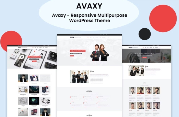 Avaxy – Multipurpose WordPress Theme 1.0