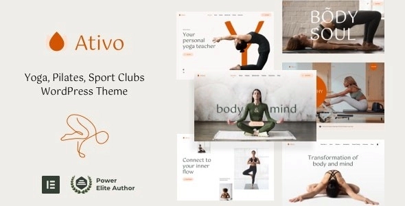 Ativo – Pilates Yoga WordPress Theme 6.1