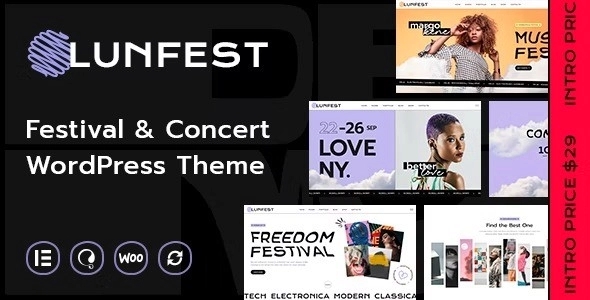 Lunfest – Festival & Concert WordPress Theme 1.0.3
