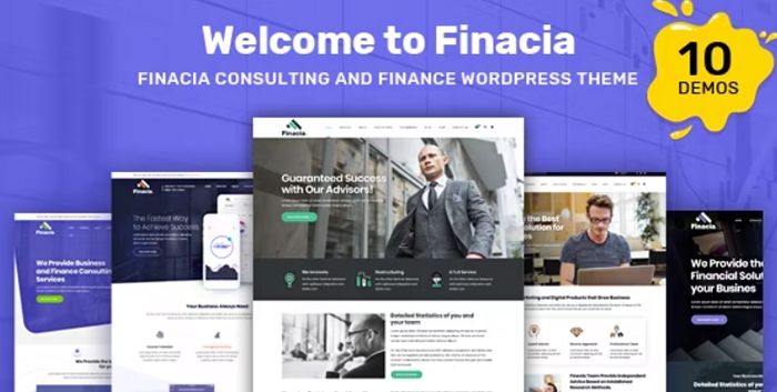 Finacia – Finance & Business WordPress Theme 1.1.1
