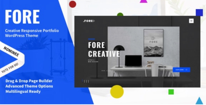 Fore – Fresh Concept WordPress Theme for Creatives 1.2