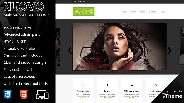 Nuovo – Multipurpose WordPress Theme 1.1
