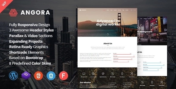 Angora – Responsive One Page Parallax 1.4