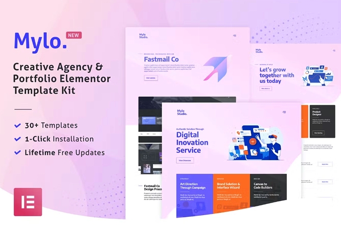 Mylo – Creative Agency & Portfolio Template Kit 1.0.0