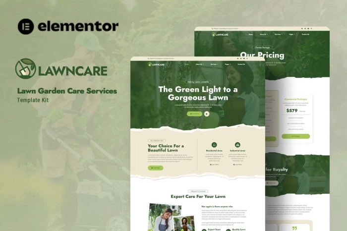 Lawncare – Lawn Garden Care Service Elementor Template Kit 1.0.0