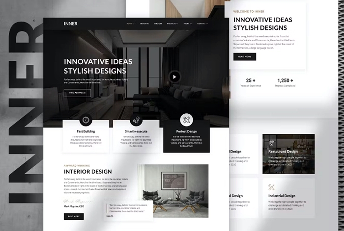 Inner – Interior Design & Architecture Template Kit 1.0.0