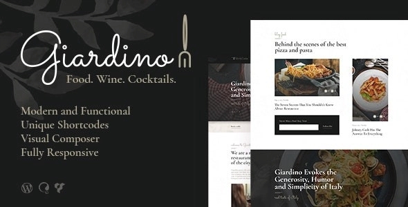 Giardino – An Italian Restaurant & Cafe WP Theme 1.1.10