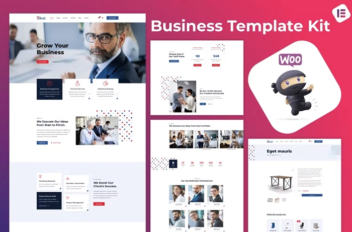 Skat - Corporate & Business Elementor Template Kit 1.0.0