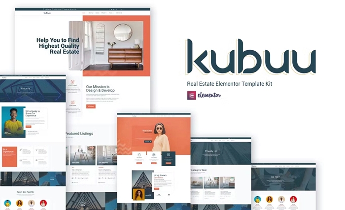 Kubuu – Real Estate Elementor Template Kit 1.0.0