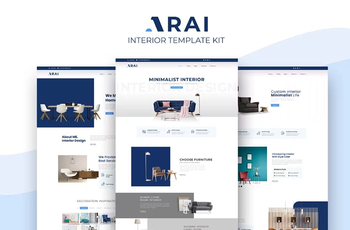 Arai – Interior & Furniture Elementor Template kit 1.0.0