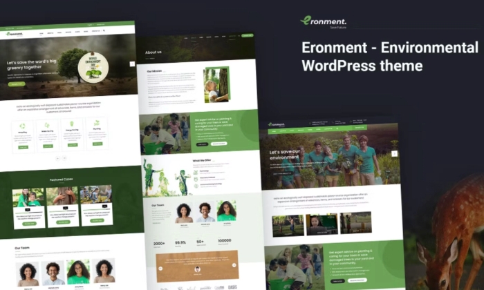Eronment – Environmental WordPress theme 1.4