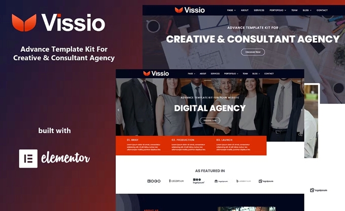 Vissio – Business Elementor Template Kit 1.0.0