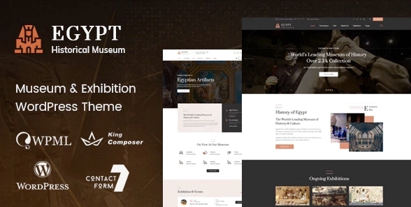 Egypt – Museum & Exhibition WordPress Theme 1.6