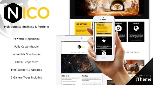 Nico – Multipurpose WordPress Theme 1.1