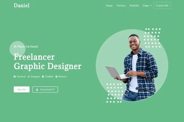 Daniel – Personal Freelancer Elementor Template Kit 1.0.0
