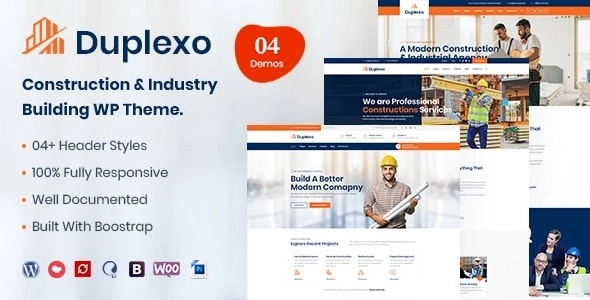 Duplexo – Construction Renovation WP Theme 5.0