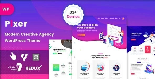 Pixer – Digital Agency WordPress 1.0