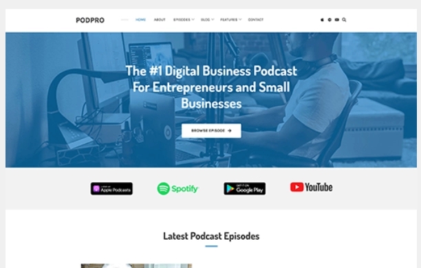 Theme Junkie – PodPro 1.0.0