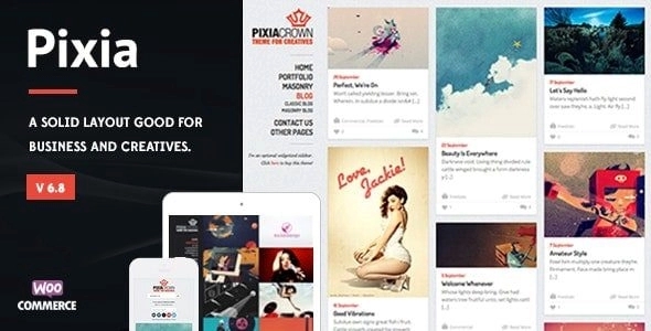 Pixia – Showcase WordPress Theme 7.0