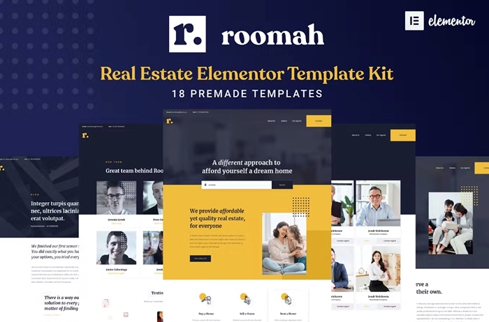 Roomah – Real Estate Agent Elementor Template Kit 1.0.0