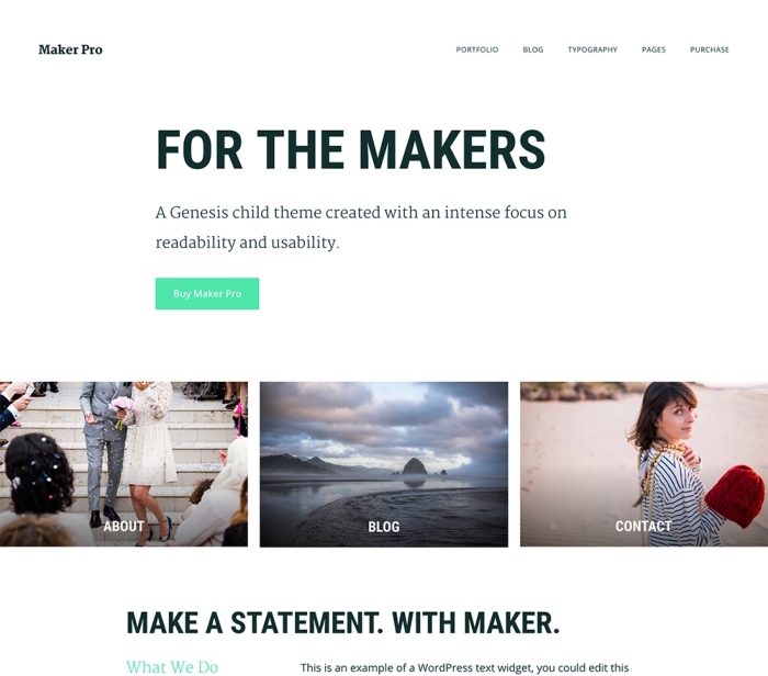 StudioPress – Maker Pro Theme 1.0.1