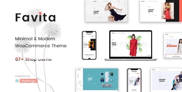 Favita – Fashion WooCommerce WP Theme 1.0.1
