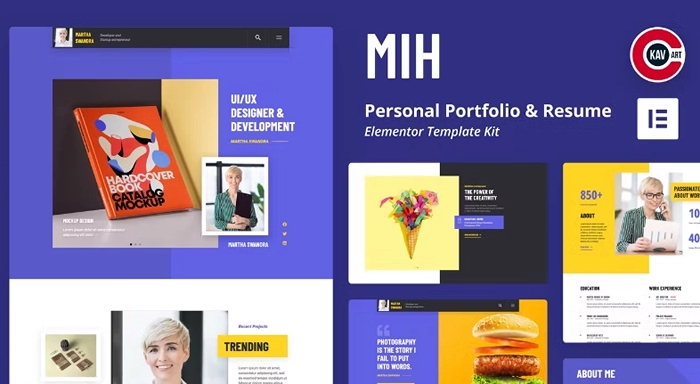 MIH - Personal Portfolio & Resume Template Kit 1.0.0