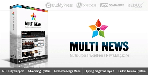 Multinews WordPress Theme 2.8
